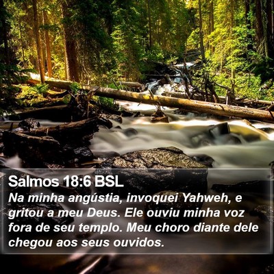 Salmos 18:6 BSL Bible Verse Image
