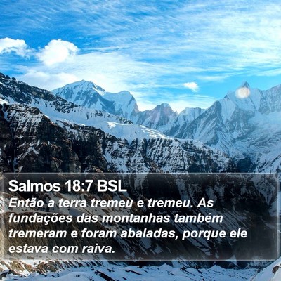 Salmos 18:7 BSL Bible Verse Image