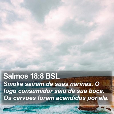 Salmos 18:8 BSL Bible Verse Image