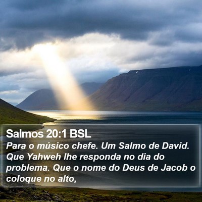 Salmos 20:1 BSL Bible Verse Image