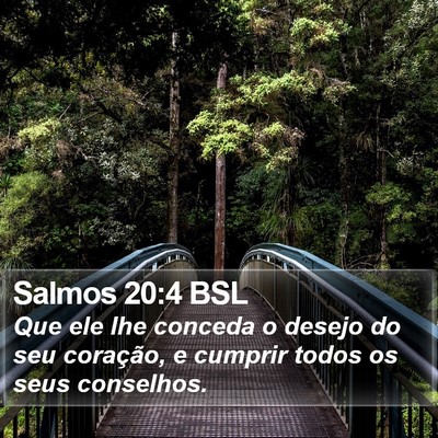 Salmos 20:4 BSL Bible Verse Image