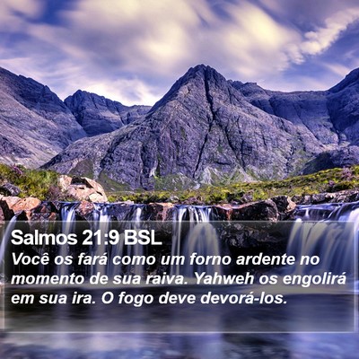 Salmos 21:9 BSL Bible Verse Image