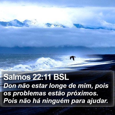 Salmos 22:11 BSL Bible Verse Image