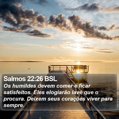 Salmos 22:26 BSL Bible Verse Image