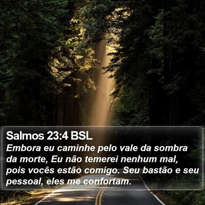 Salmos 23:4 BSL Bible Verse Image