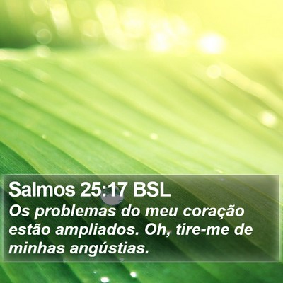 Salmos 25:17 BSL Bible Verse Image