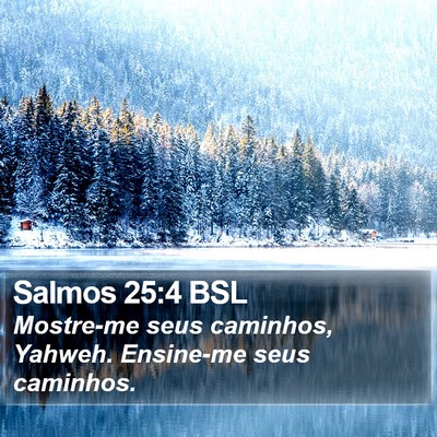 Salmos 25:4 BSL Bible Verse Image