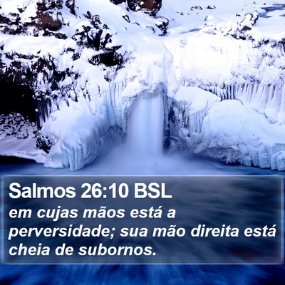 Salmos 26:10 BSL Bible Verse Image