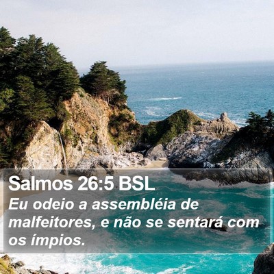 Salmos 26:5 BSL Bible Verse Image