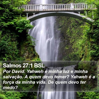 Salmos 27:1 BSL Bible Verse Image