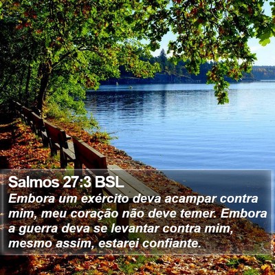 Salmos 27:3 BSL Bible Verse Image