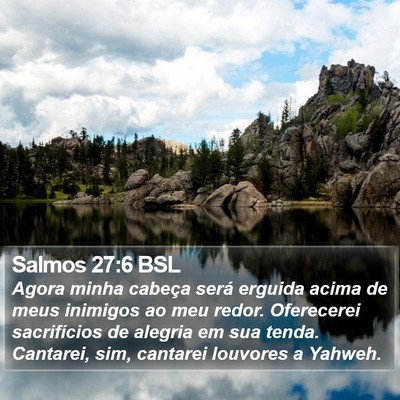 Salmos 27:6 BSL Bible Verse Image