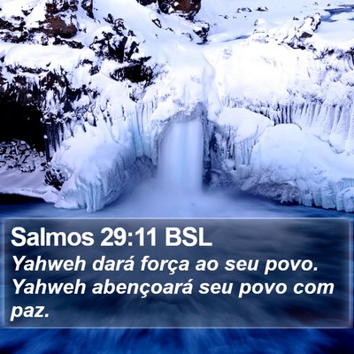Salmos 29:11 BSL Bible Verse Image