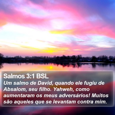 Salmos 3:1 BSL Bible Verse Image