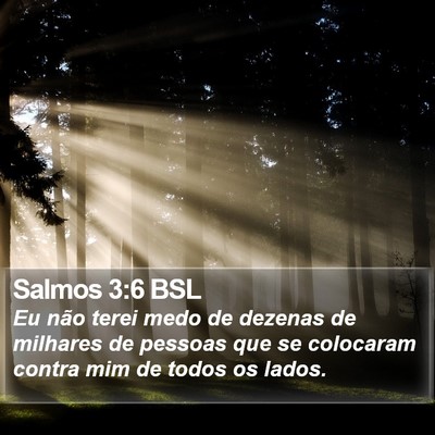 Salmos 3:6 BSL Bible Verse Image