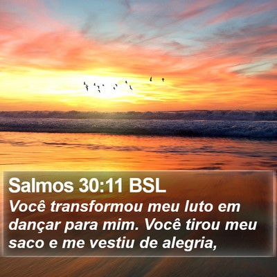 Salmos 30:11 BSL Bible Verse Image
