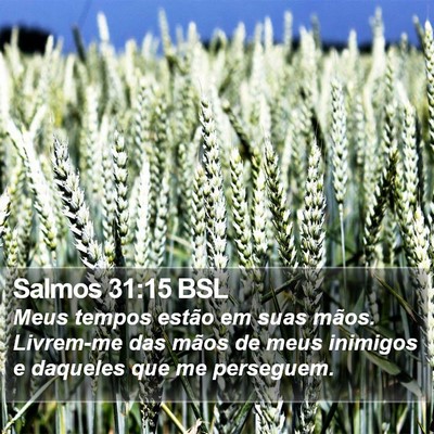 Salmos 31:15 BSL Bible Verse Image