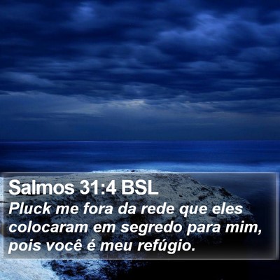 Salmos 31:4 BSL Bible Verse Image