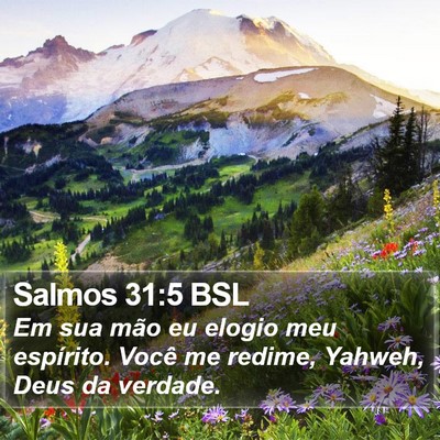 Salmos 31:5 BSL Bible Verse Image