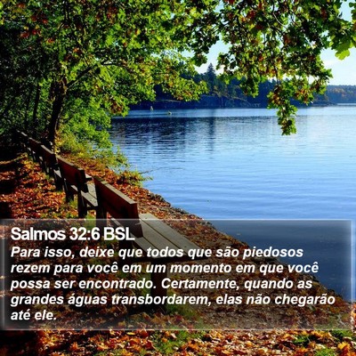 Salmos 32:6 BSL Bible Verse Image
