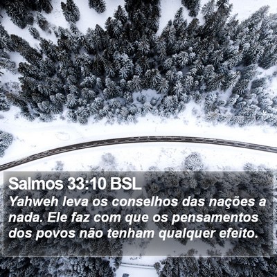 Salmos 33:10 BSL Bible Verse Image