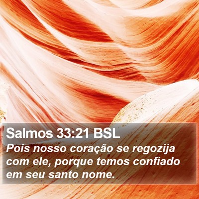 Salmos 33:21 BSL Bible Verse Image