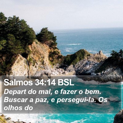 Salmos 34:14 BSL Bible Verse Image