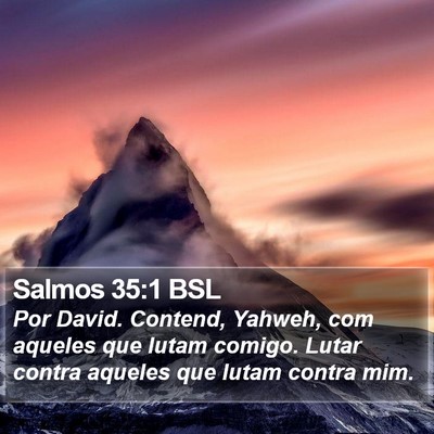 Salmos 35:1 BSL Bible Verse Image