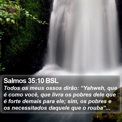 Salmos 35:10 BSL Bible Verse Image