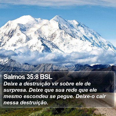 Salmos 35:8 BSL Bible Verse Image