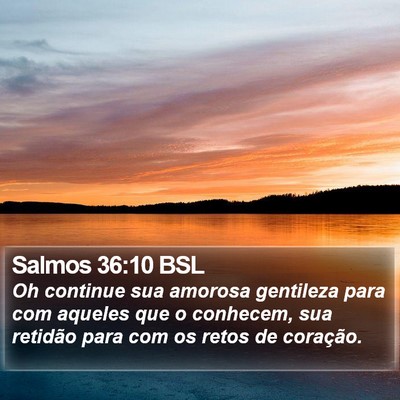 Salmos 36:10 BSL Bible Verse Image