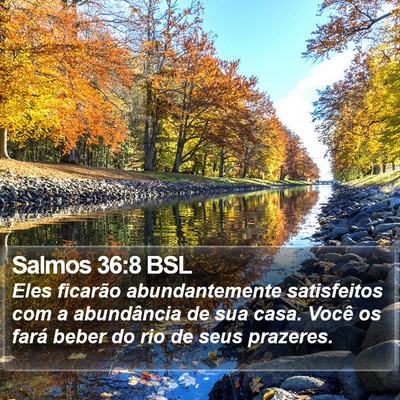 Salmos 36:8 BSL Bible Verse Image