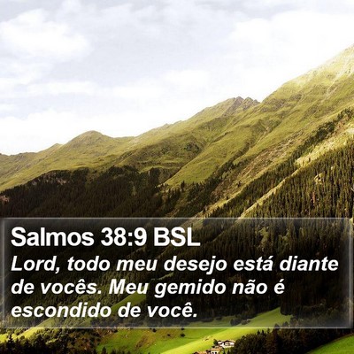 Salmos 38:9 BSL Bible Verse Image
