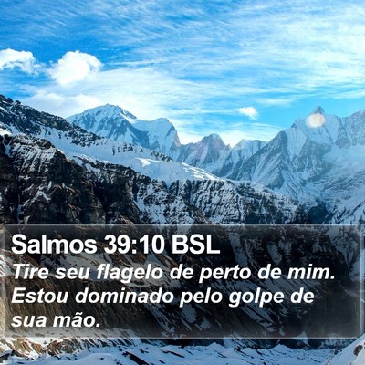 Salmos 39:10 BSL Bible Verse Image
