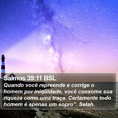 Salmos 39:11 BSL Bible Verse Image