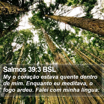 Salmos 39:3 BSL Bible Verse Image