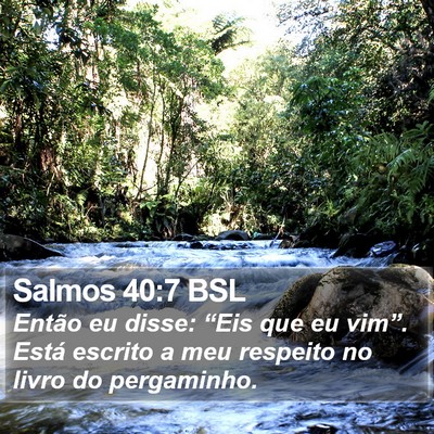 Salmos 40:7 BSL Bible Verse Image