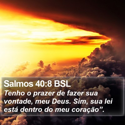 Salmos 40:8 BSL Bible Verse Image