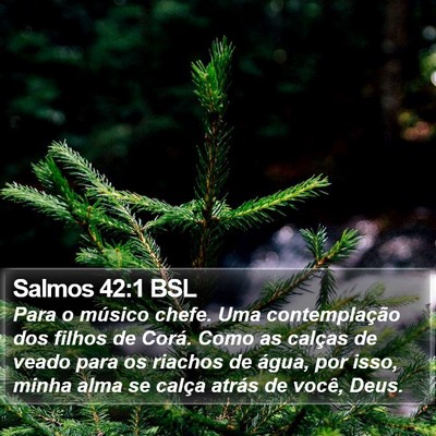 Salmos 42:1 BSL Bible Verse Image