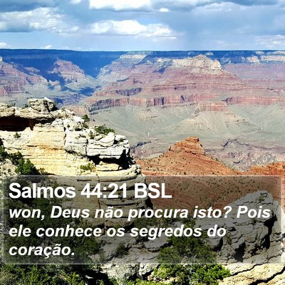 Salmos 44:21 BSL Bible Verse Image