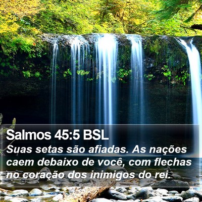Salmos 45:5 BSL Bible Verse Image