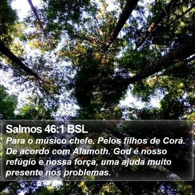 Salmos 46:1 BSL Bible Verse Image
