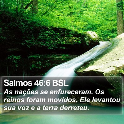 Salmos 46:6 BSL Bible Verse Image