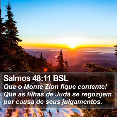 Salmos 48:11 BSL Bible Verse Image