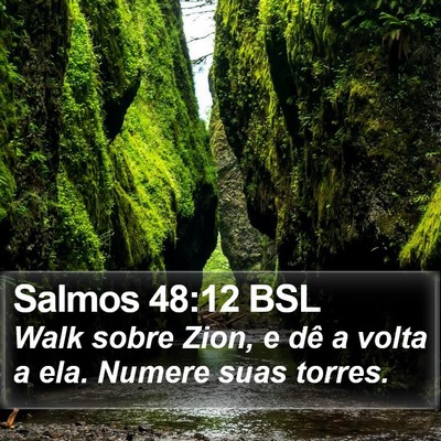 Salmos 48:12 BSL Bible Verse Image