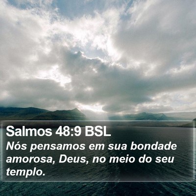Salmos 48:9 BSL Bible Verse Image