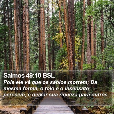 Salmos 49:10 BSL Bible Verse Image