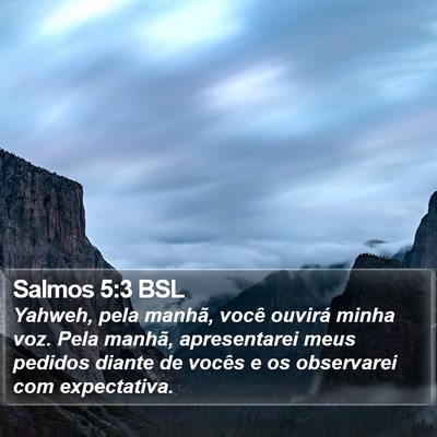 Salmos 5:3 BSL Bible Verse Image