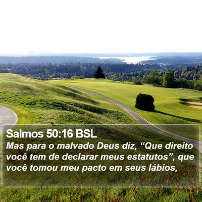 Salmos 50:16 BSL Bible Verse Image
