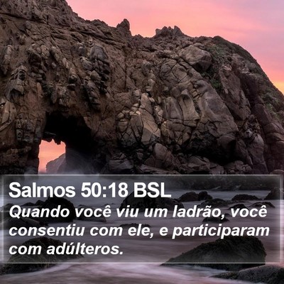 Salmos 50:18 BSL Bible Verse Image